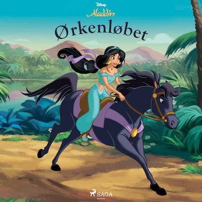 Aladdin - Ørkenløbet – omslag til lydbogen af Disney