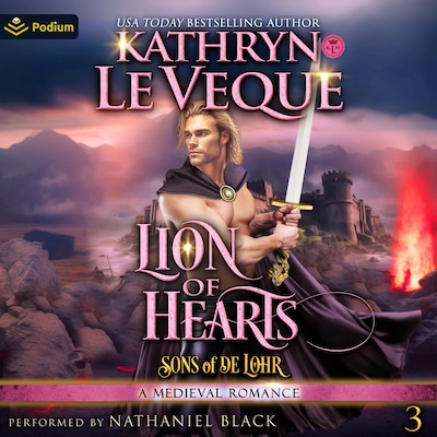 Lion of Hearts – omslag til lydbogen af Kathryn Le Veque
