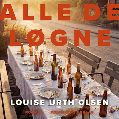 Alle de løgne – omslag til lydbogen af Louise Urth Olsen