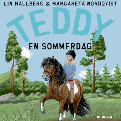 Teddy 7 - Teddy en sommerdag – omslag til lydbogen af Lin Hallberg