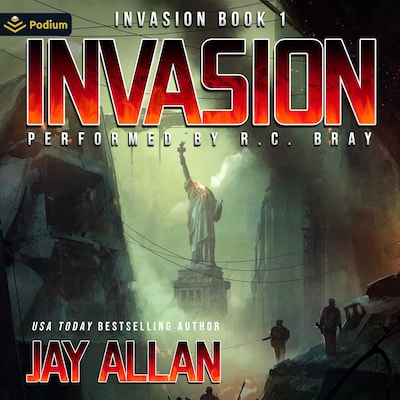 Invasion – omslag til lydbogen af Jay Allan