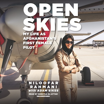 Open Skies – omslag til lydbogen af Niloofar Rahmani