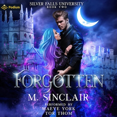 Forgotten – omslag til lydbogen af M. Sinclair