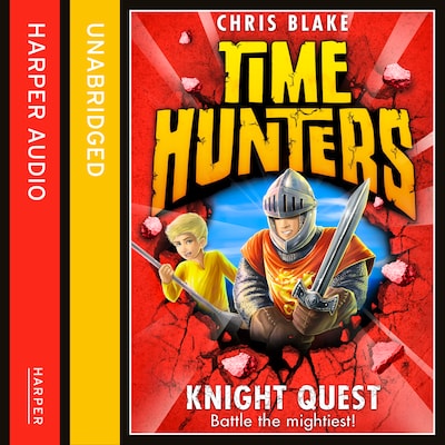 Knight Quest – omslag til lydbogen af Chris Blake