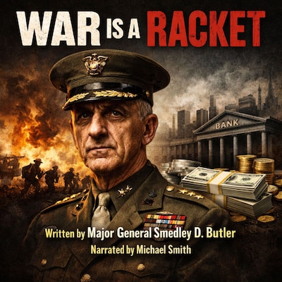 War is a Racket – omslag til lydbogen af Smedley D. Butler