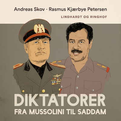 Diktatorer. Fra Mussolini til Saddam – omslag til lydbogen af Rasmus Kjærbye Petersen, A. Skov