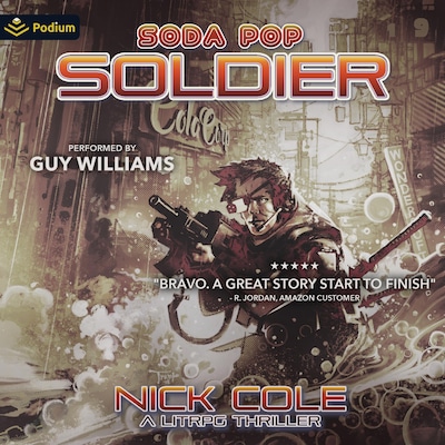 Soda Pop Soldier – omslag til lydbogen af Nick Cole