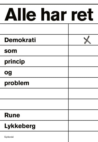 Alle har ret – omslag til lydbogen af Rune Lykkeberg