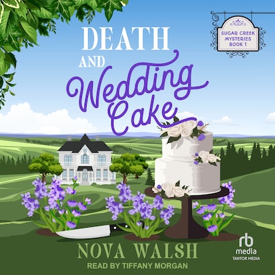 Death and Wedding Cake – omslag til lydbogen af Nova Walsh