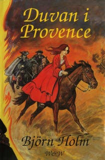 Duvan i Provence – omslag till ljudboken av Björn Holm