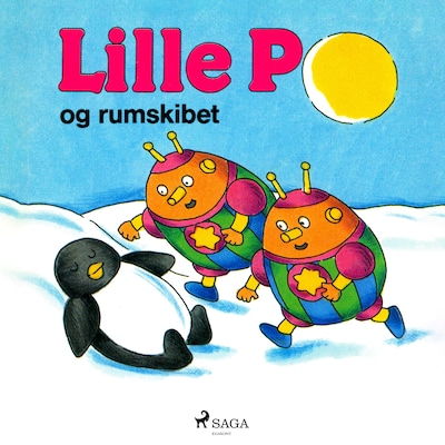 Lille P og rumskibet – omslag til lydbogen af Rina Dahlerup