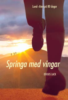 Springa med vingar – omslag till ljudboken av Dekius Lack
