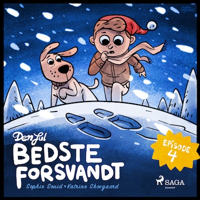 Den jul Bedste forsvandt - 4. søndag i advent – omslag til lydbogen af Sophie Souid, Katrine Skovgaard