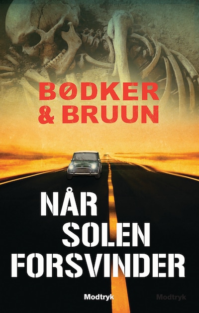 Når solen forsvinder – omslag til lydbogen af Benni Bødker, Karen Vad Bruun