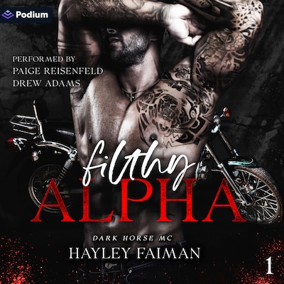 Filthy Alpha – omslag til lydbogen af Hayley Faiman