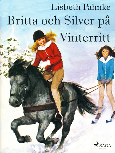 Britta och Silver på vinterritt