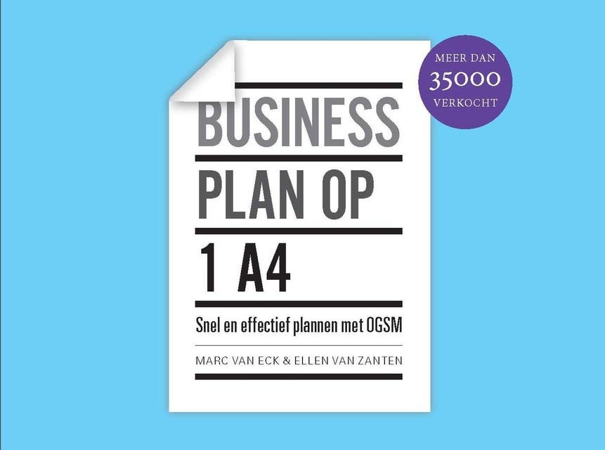 Businessplan op 1 A4: snel en effectief plannen met OGSM