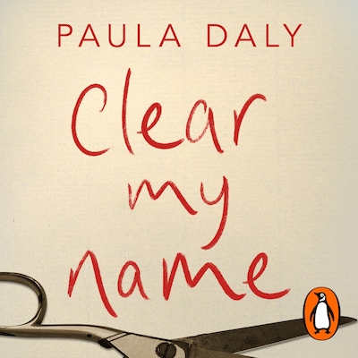 Clear My Name – omslag til lydbogen af Paula Daly