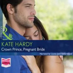 Crown Prince, Pregnant Bride – okładka audiobooka, autor Kate Hardy