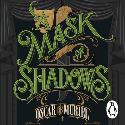 A Mask of Shadows – omslag til lydbogen af Oscar de Muriel