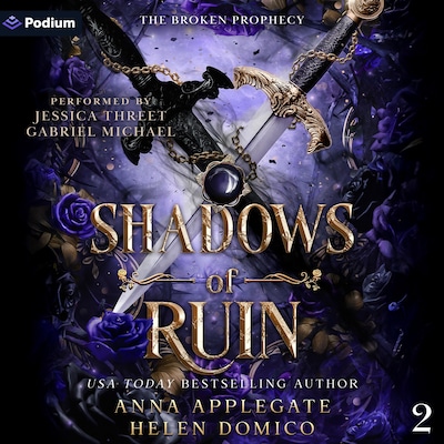 Shadows of Ruin – omslag til lydbogen af Anna Applegate, Helen Domico