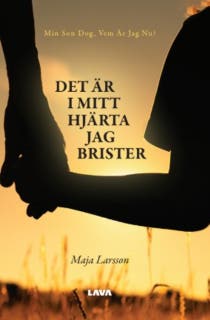 Det är i mitt hjärta jag brister – omslag till ljudboken av Maja Larsson