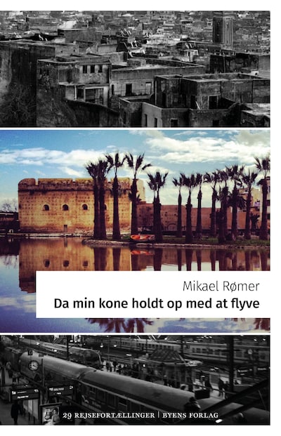 Da min kone holdt op med at flyve – omslag til lydbogen af Mikael Rømer