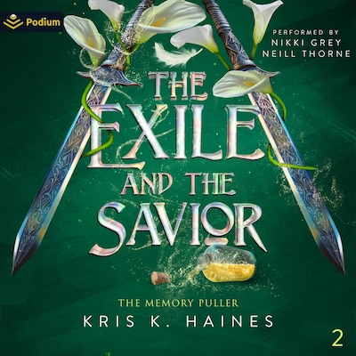 The Exile and the Savior – omslag til lydbogen af Kris K. Haines