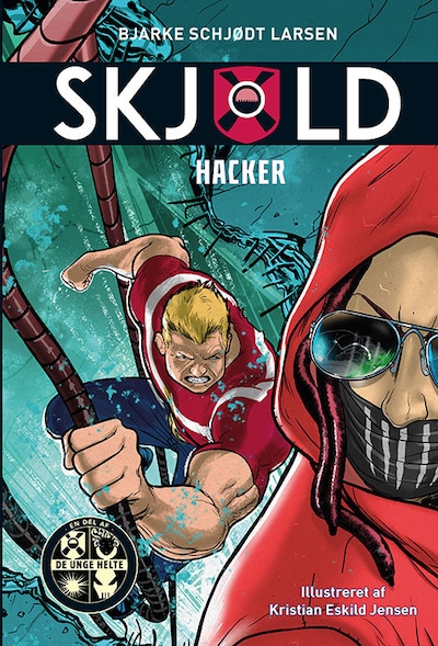 Skjold 3: Hacker – omslag til lydbogen af Bjarke Schjødt Larsen