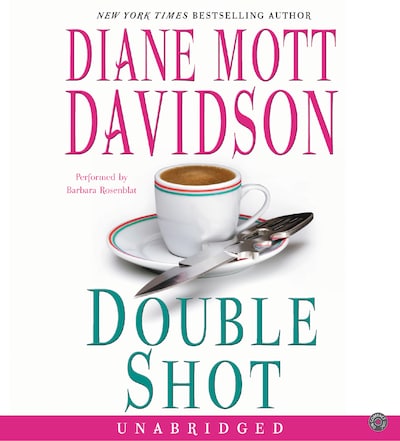 Double Shot – omslag til lydbogen af Diane Mott Davidson