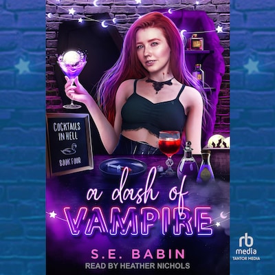A Dash of Vampire – omslag til lydbogen af S. E. Babin