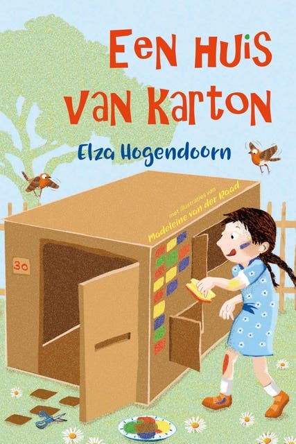 Een huis van karton – omslag van het luisterboek van Elza Hogendoorn