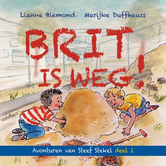 Brit is weg! – omslag van het luisterboek van Lianne Biemond