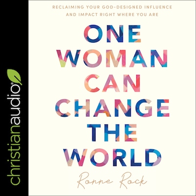 One Woman Can Change the World – omslag til lydbogen af Ronne Rock