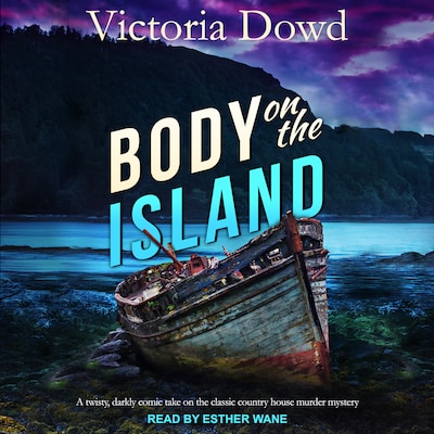 Body on the Island – omslag til lydbogen af Victoria Dowd