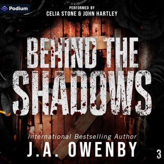Behind the Shadows: The Shadows Series, Book 3 – omslag till ljudboken av J.A. Owenby