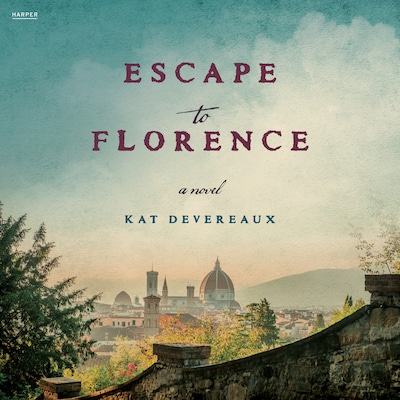 Escape to Florence – omslag til lydbogen af Kat Devereaux