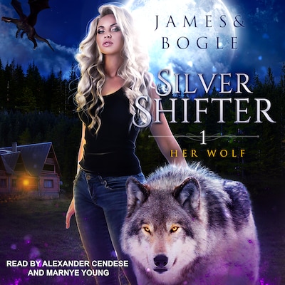 Her Wolf – omslag til lydbogen af Katherine Bogle, Alexa B. James