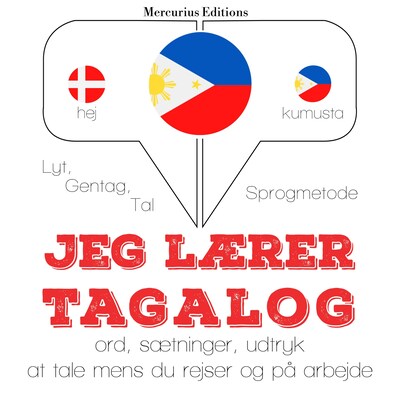 Jeg lærer Tagalog – omslag til lydbogen af JM Gardner