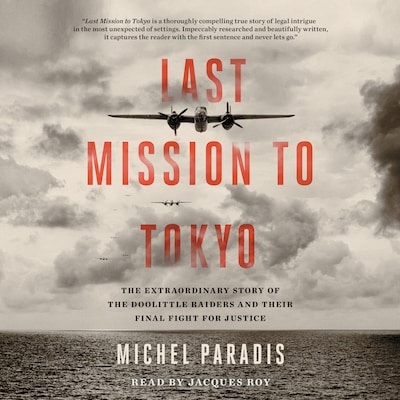Last Mission to Tokyo – omslag til lydbogen af Michel Paradis