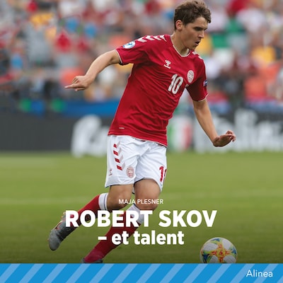 Robert Skov - et talent – omslag til lydbogen af Maja Plesner
