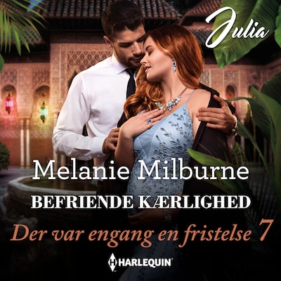 Befriende kærlighed – omslag til lydbogen af Melanie Milburne