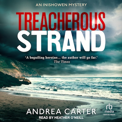 Treacherous Strand – omslag til lydbogen af Andrea Carter