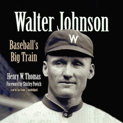 Walter Johnson – omslag til lydbogen af Henry W. Thomas