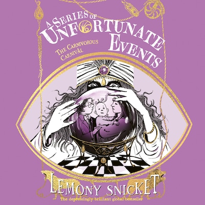 The Carnivorous Carnival – omslag til lydbogen af Lemony Snicket