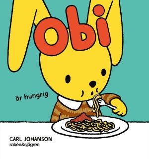 Obi är hungrig – omslag till ljudboken av Carl Johanson