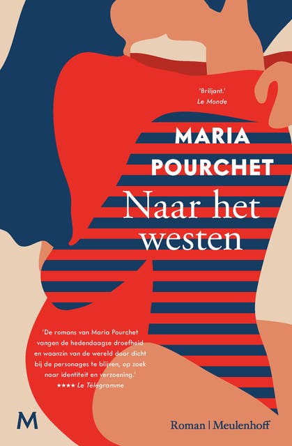Naar het westen – omslag van het luisterboek van Maria Pourchet