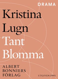 Tant Blomma – omslag till ljudboken av Kristina Lugn