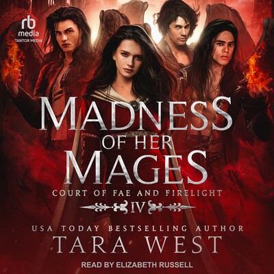 Madness of Her Mages – omslag til lydbogen af Tara West