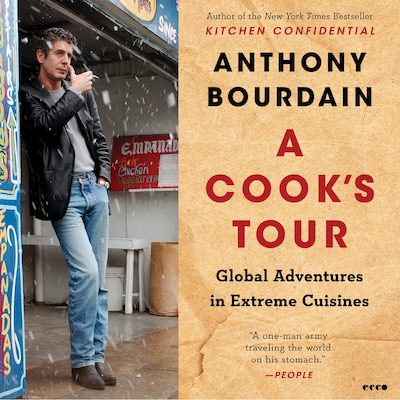 A Cook's Tour – omslag til lydbogen af Anthony Bourdain